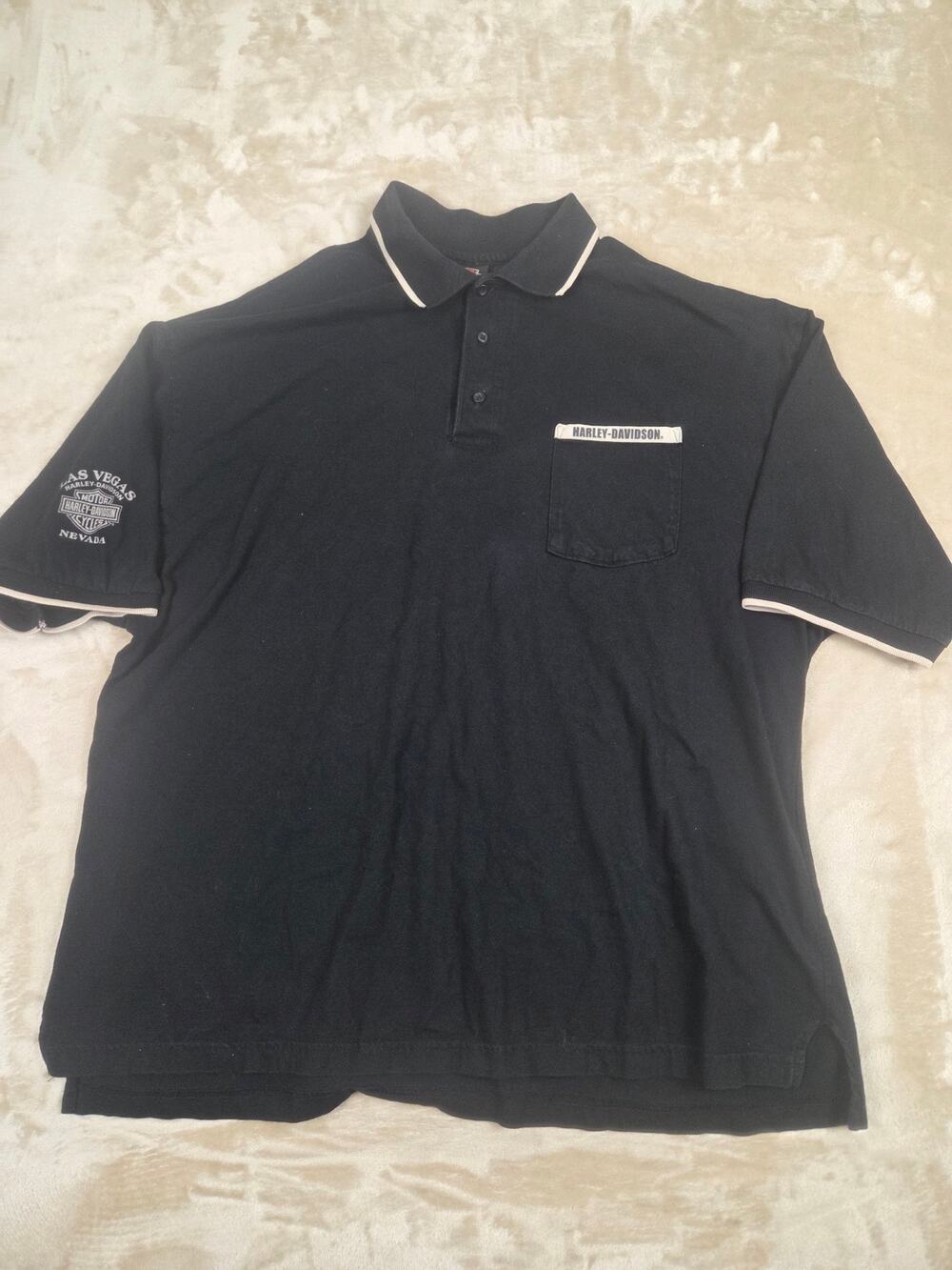 Harley-Davidson Black Polo Shirt from Las Vegas Dealership